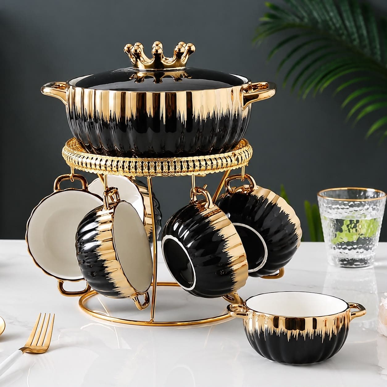 Ceramic Soup Tureen nd bowl